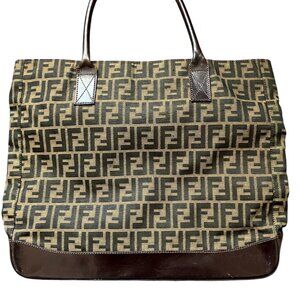 Fendi Zucca FF Tote Large Vintage